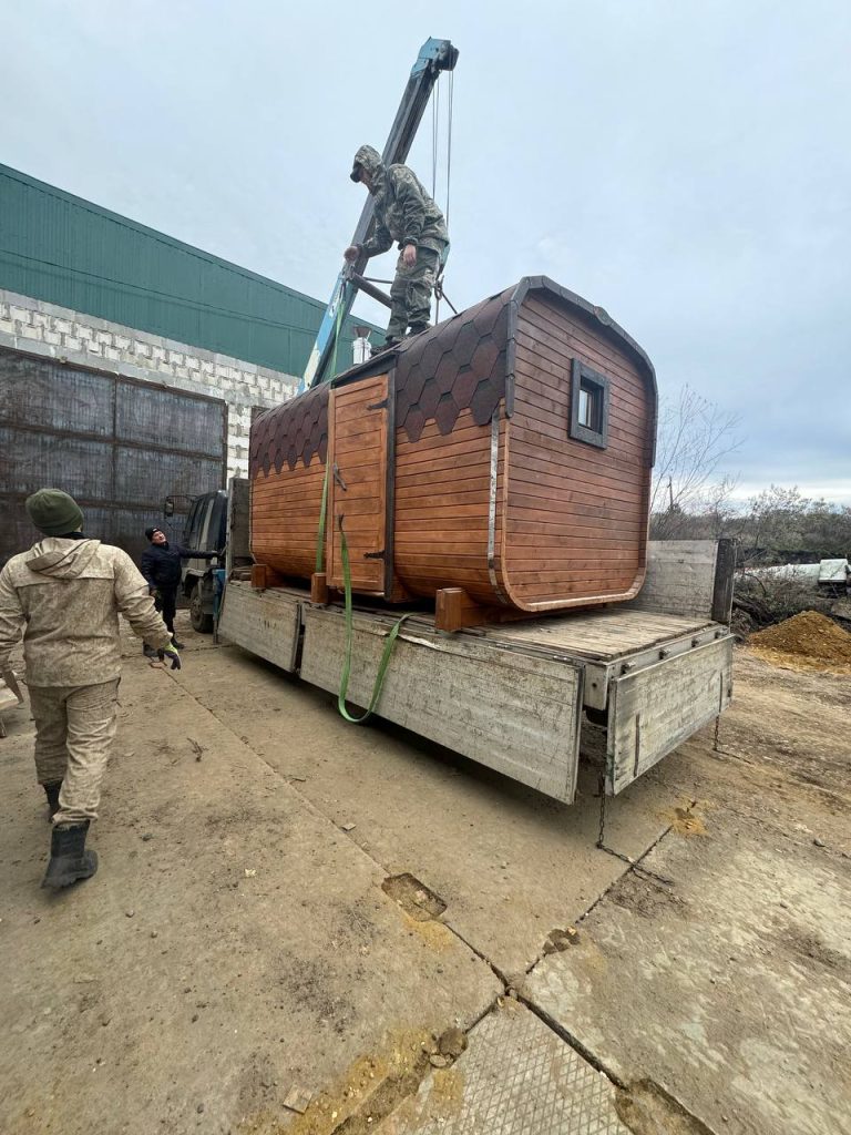 Производство мобильных бань на заказ